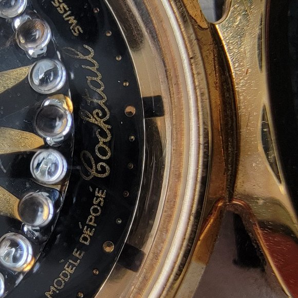 Ernest Borel Kaleidoscope Vintage Cocktail Ladies Watch - Picture 10 of 10